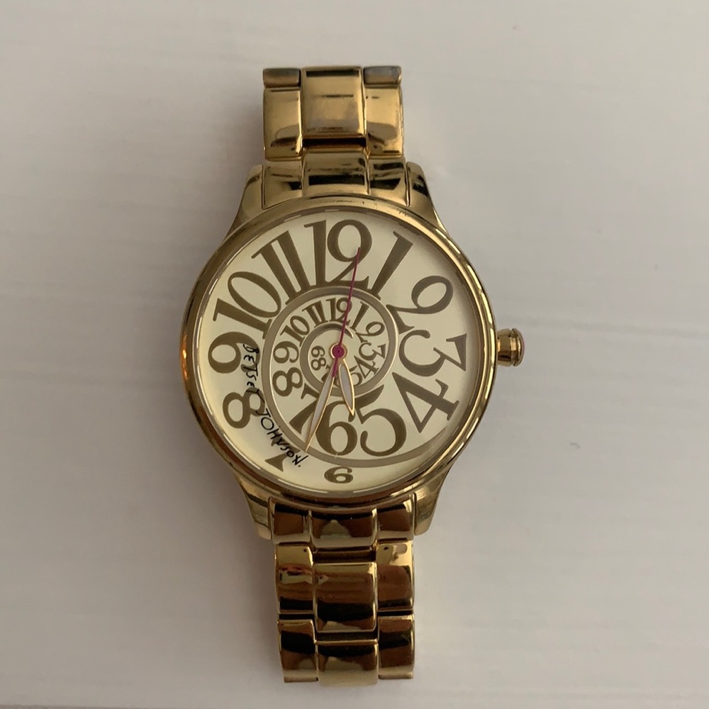 Betsey Johnson Gold Watch